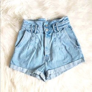 🔥SALE🔥 ZARA HIGH WAISTED DEMIN SHORTS 26 / 4 / SMALL